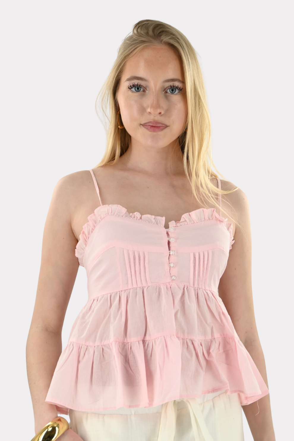 Pearl top - roze