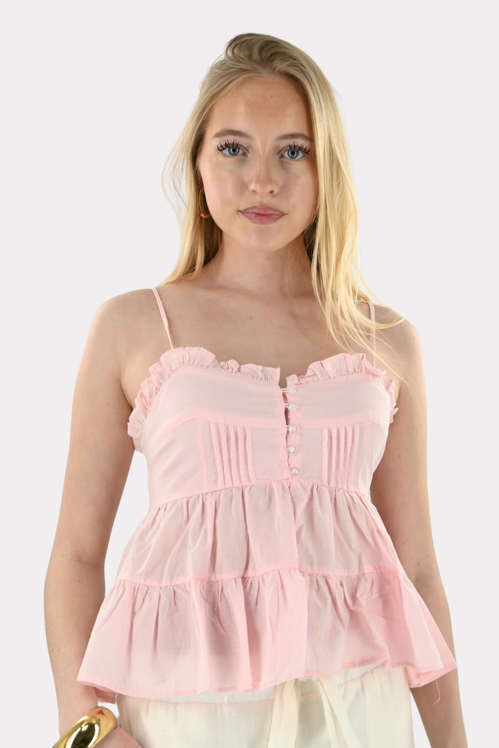 Pearl top - roze