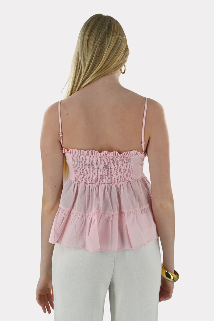 Pearl top - roze
