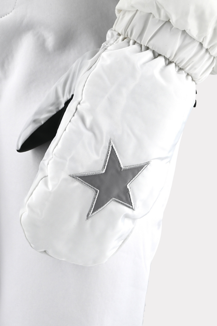 Tiger ski gloves - wit