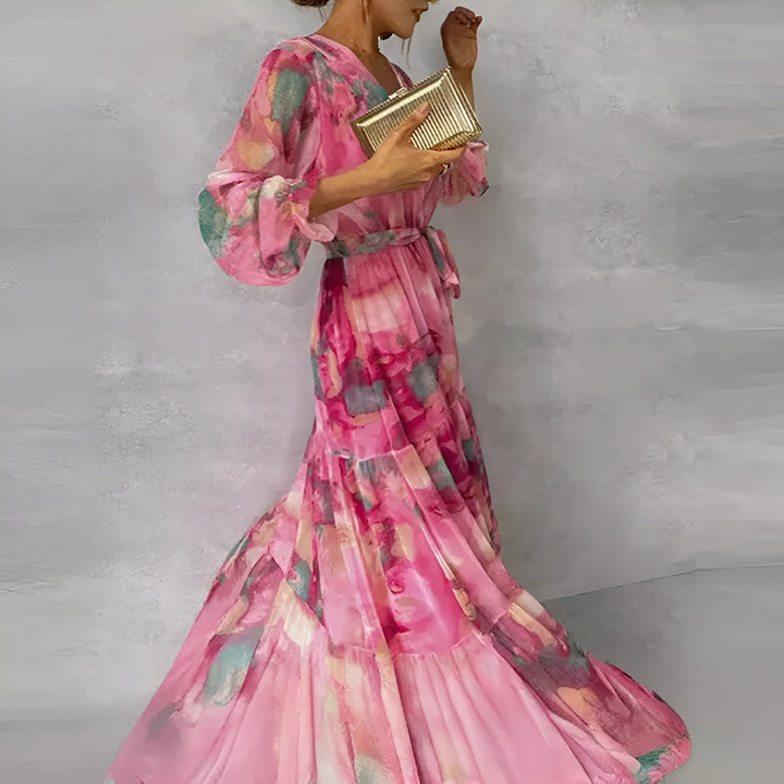 Kalyra - Floral Wrap Dress