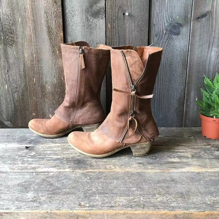 LILA | Dameslaarzen met Elegantie en Comfort voor de Herfststijl van Elke Dag