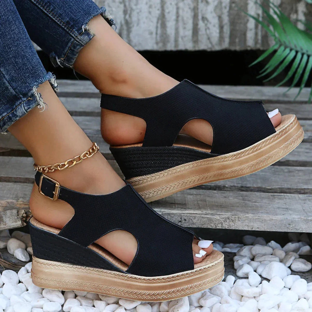 Maeve – Ontspannen Wedge Sandalen