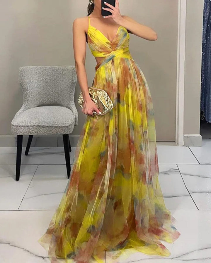 Louise | Betoverende maxi-jurk met bloemenprint