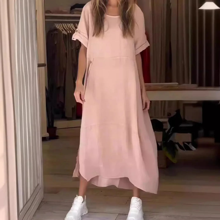 LILA | Elegante en Casual Jurk met Knopen