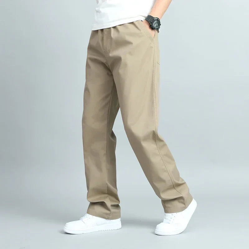 MAISON LORÉA | LOOSE-FIT KATOENEN BROEK
