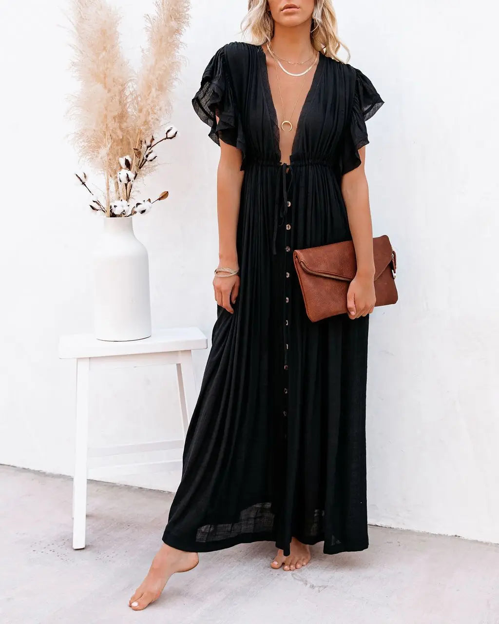 Boho casual jurk