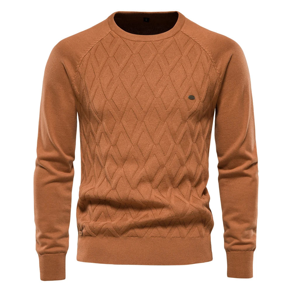 FLX | Herenpullover met Ruitpatroon