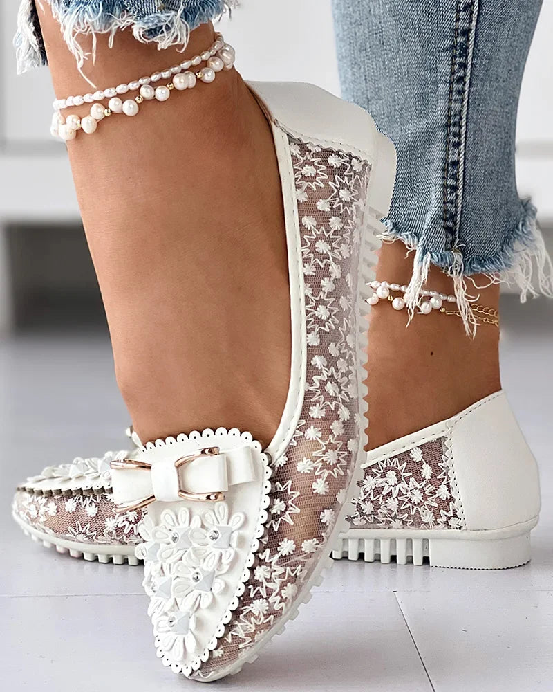 LORA | Elegante Orthopedische Ballerina's met Pijnverlichtende Ondersteuning en Romantisch Design voor Elke Dag