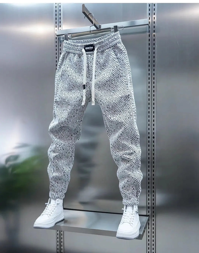 JULIAN - Casual broek met trekkoord