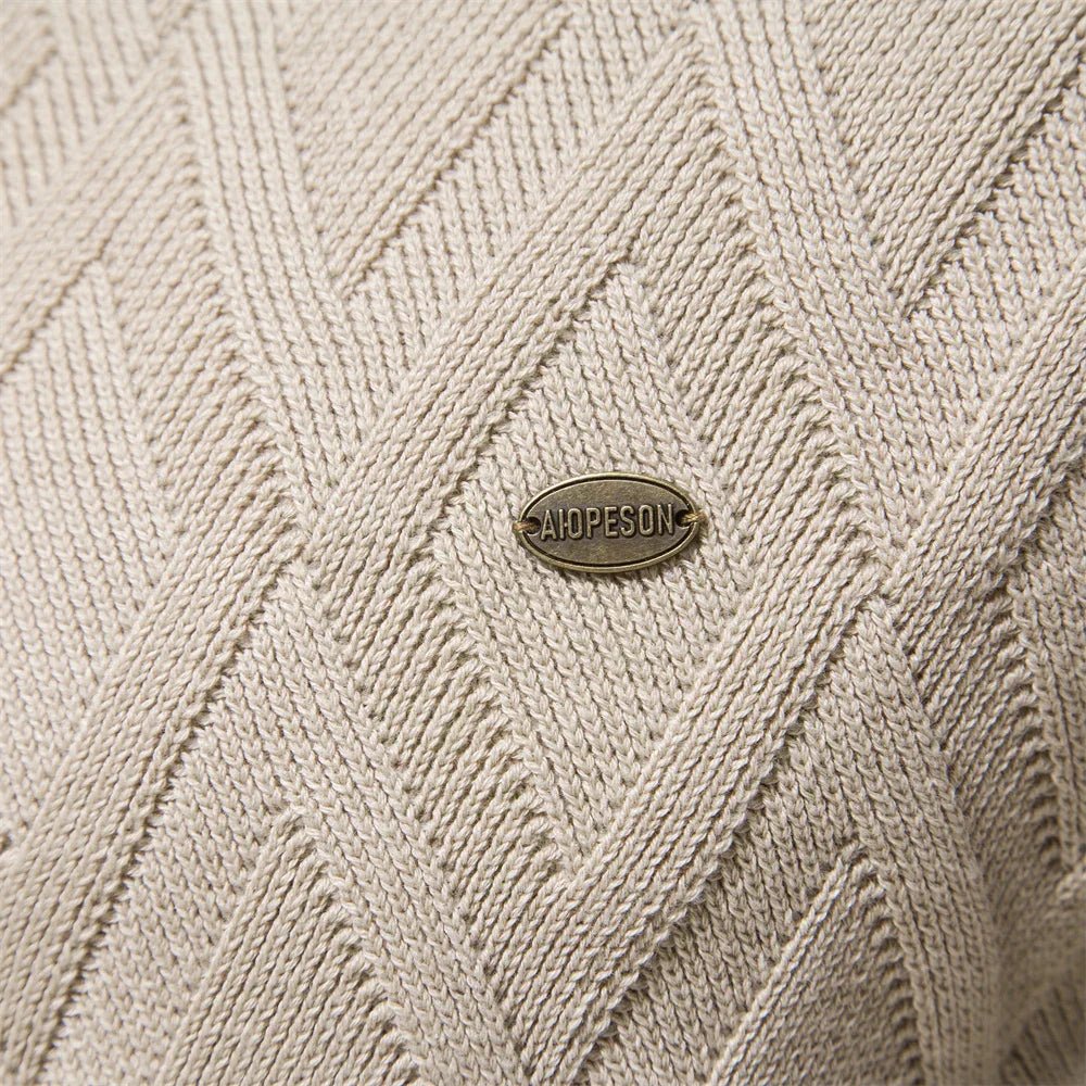ZANE | Herenpullover met Ruitpatroon