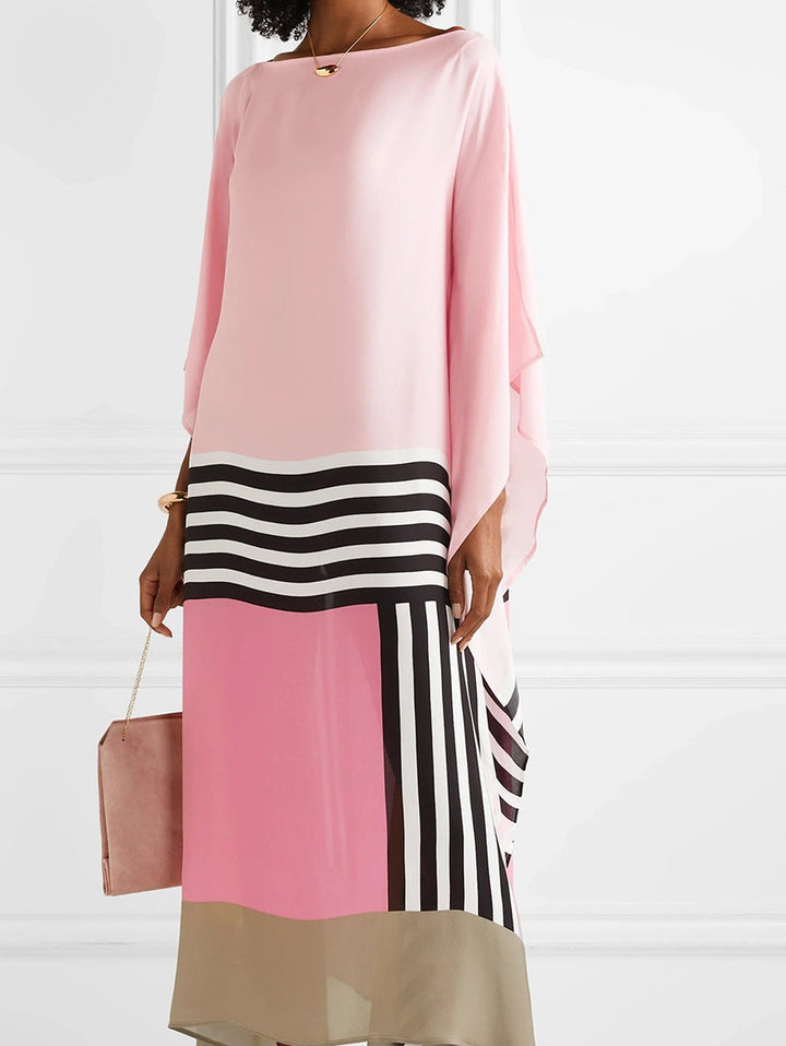 JADA | Boho Chic Caftan met Grafische Print