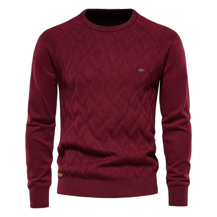 ZANE | Herenpullover met Ruitpatroon