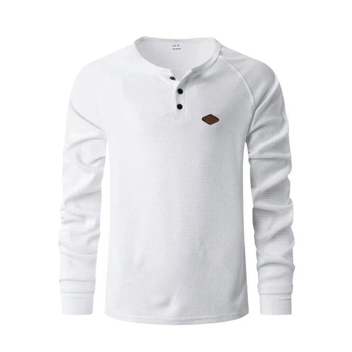 MARCIANO | ELEGANTE STRUCTUUR HENLEY VOOR HEREN