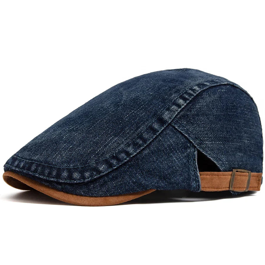 Robin™ | Premium Denim Flat Cap – Tijdloze Stijl & Dagelijks Comfort (TIJDELIJK 1+1 GRATIS!)