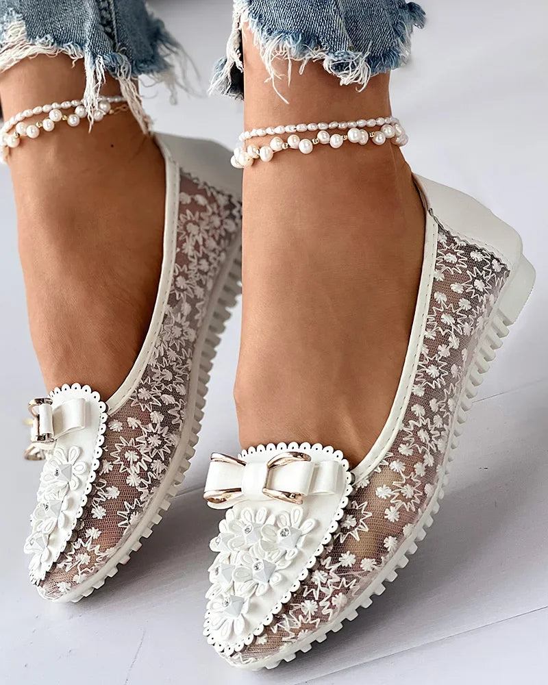LORA | Elegante Orthopedische Ballerina's met Pijnverlichtende Ondersteuning en Romantisch Design voor Elke Dag