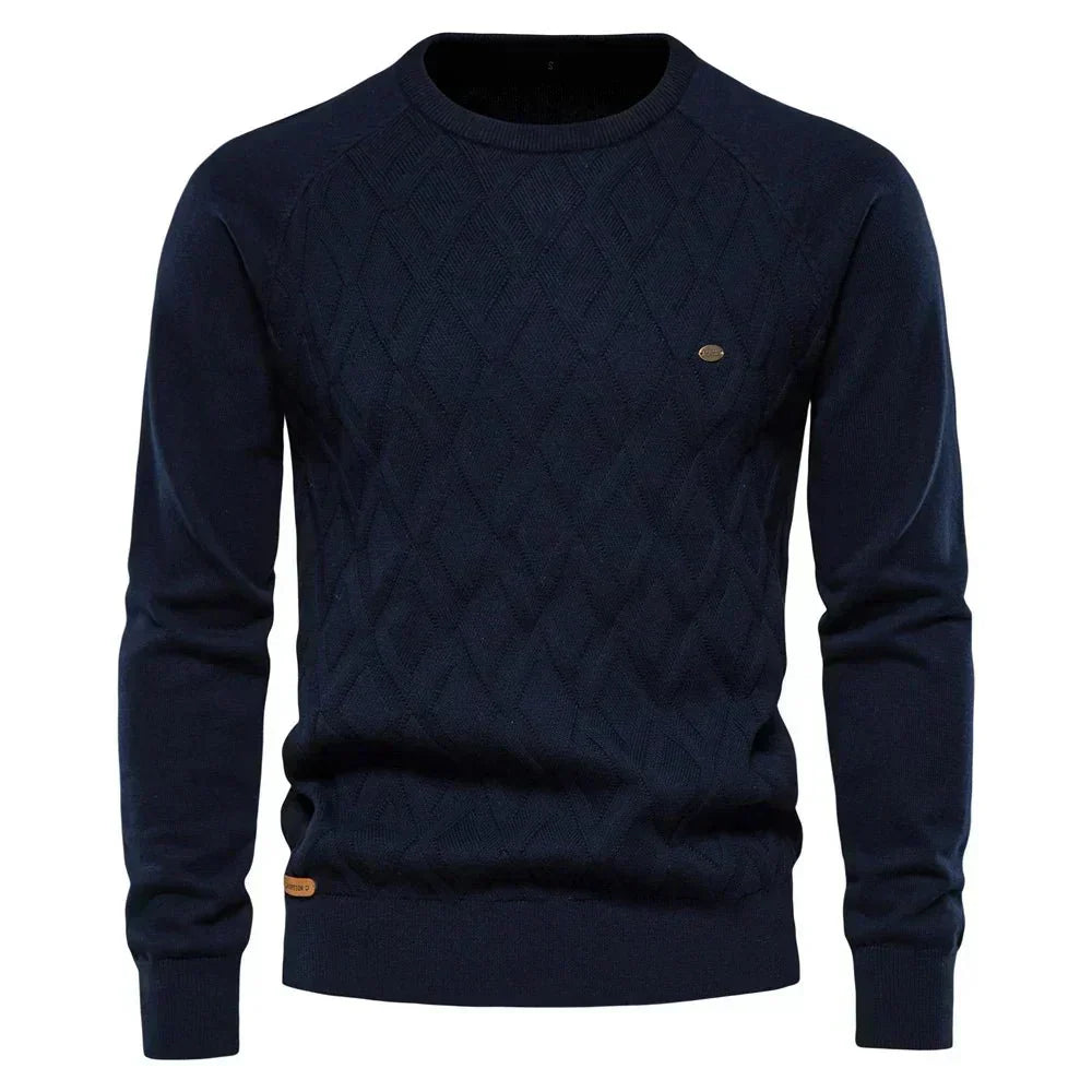 ZANE | Herenpullover met Ruitpatroon