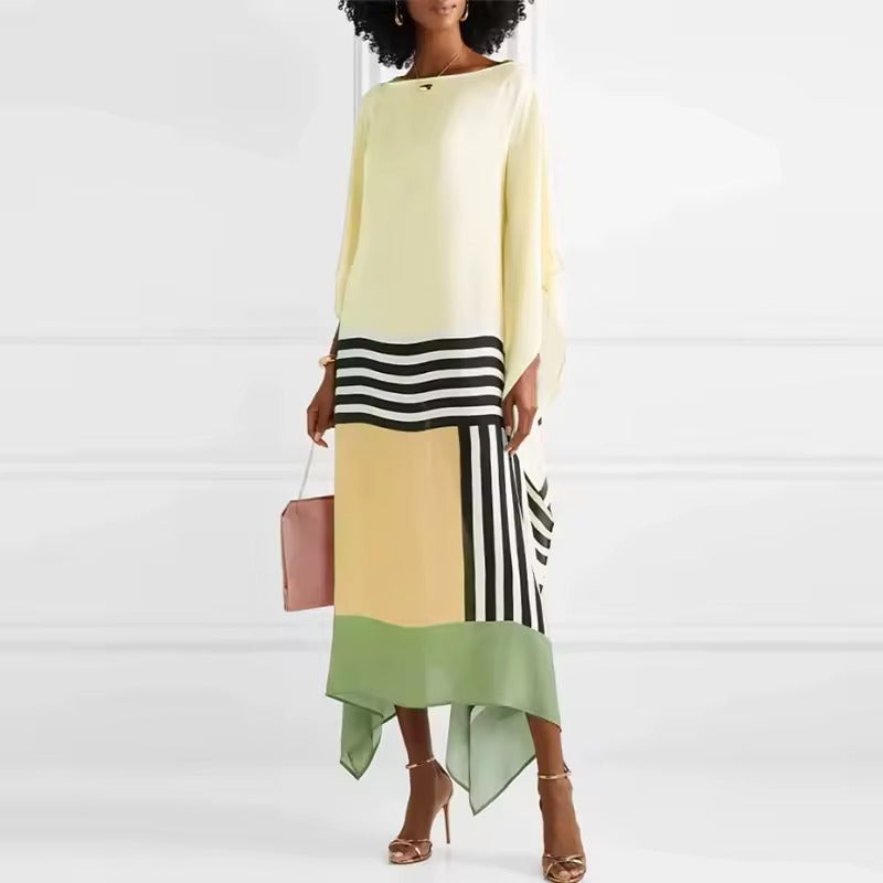 JADA | Boho Chic Caftan met Grafische Print