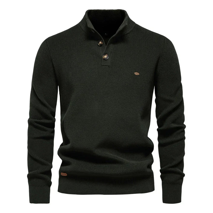 PULSE | Herenpullover met knoopdesign