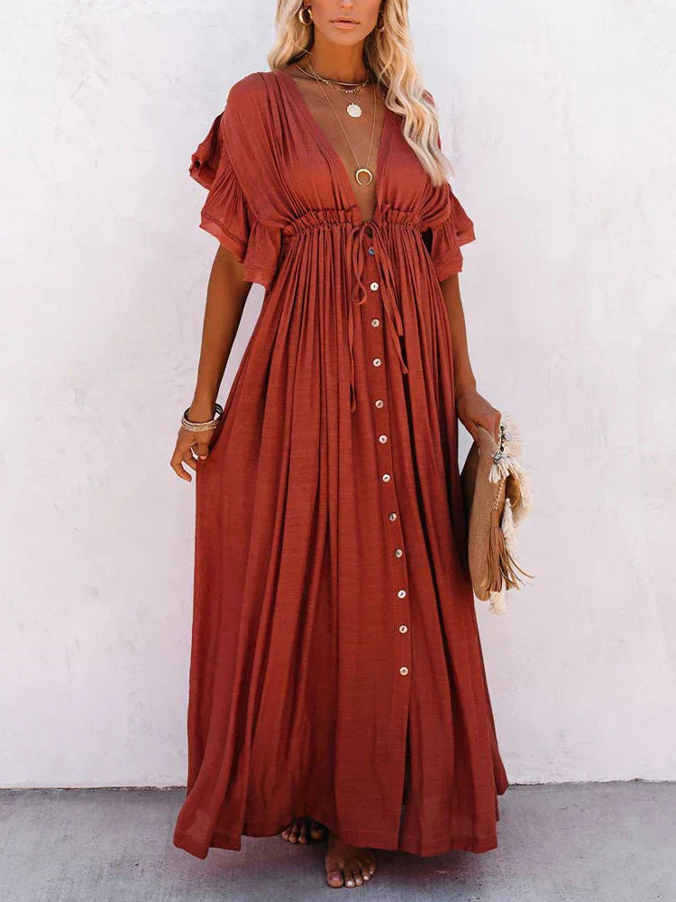 Boho casual jurk