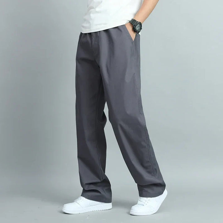 MAISON LORÉA | LOOSE-FIT KATOENEN BROEK