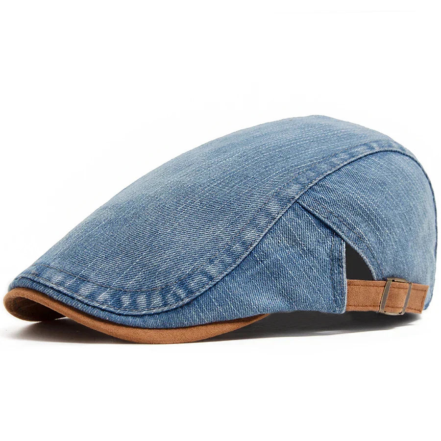 Robin™ | Premium Denim Flat Cap – Tijdloze Stijl & Dagelijks Comfort (TIJDELIJK 1+1 GRATIS!)