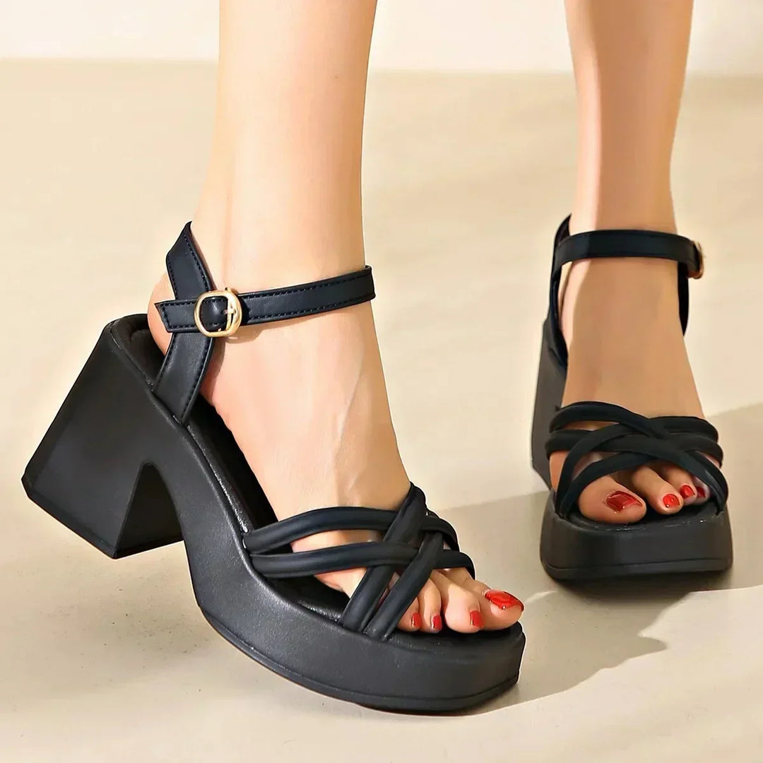 LURA | Sandalen met Comfortabele Hakken en Vrouwelijke Stijl voor Elegante Avonden en Speciale Dagen