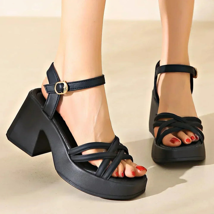 LURA | Sandalen met Comfortabele Hakken en Vrouwelijke Stijl voor Elegante Avonden en Speciale Dagen