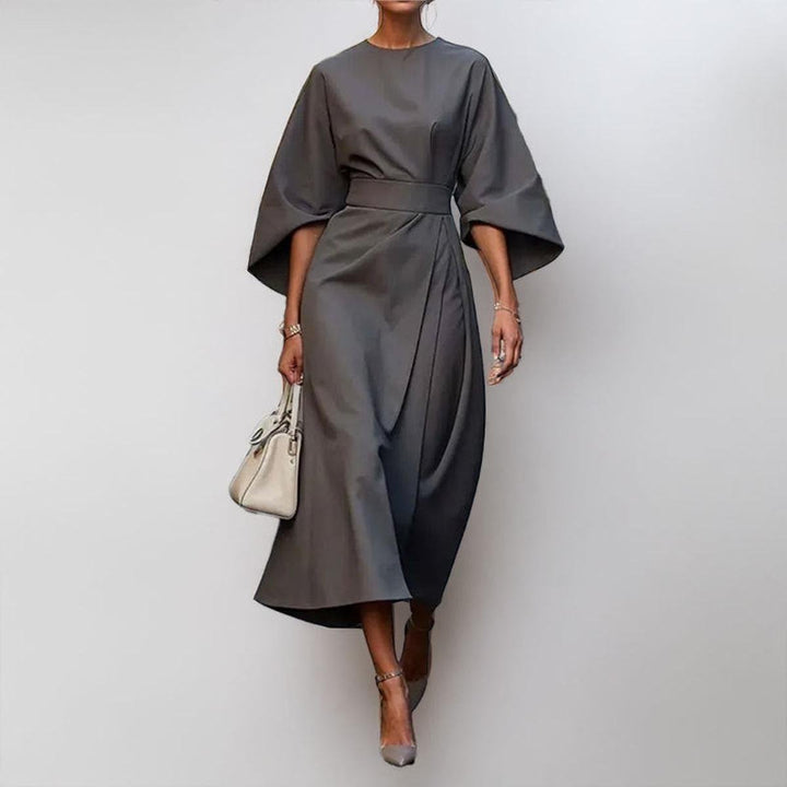 LOTTE | Elegante Kimono Maxi Jurk met Accenttaille
