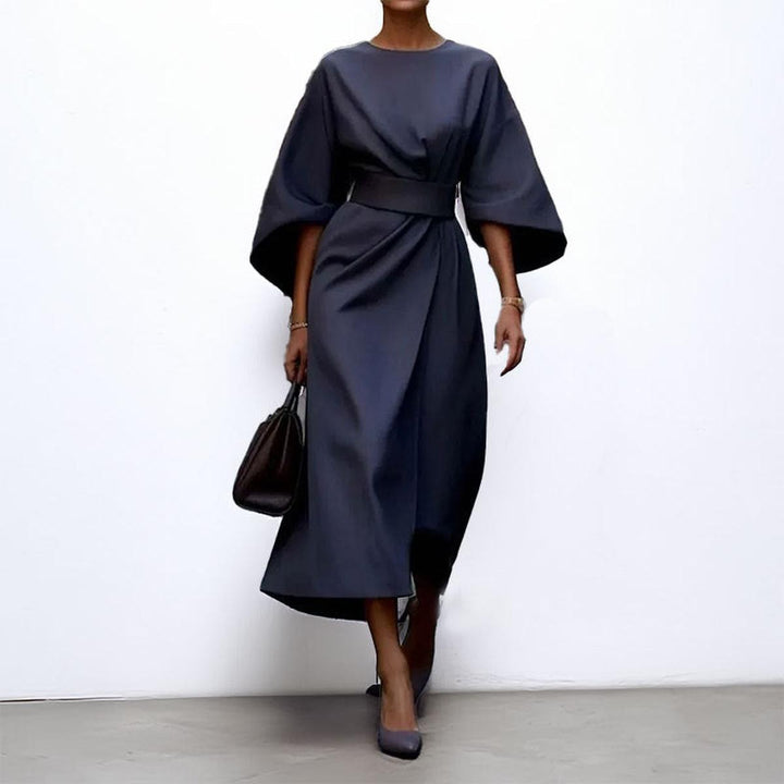 LOTTE | Elegante Kimono Maxi Jurk met Accenttaille