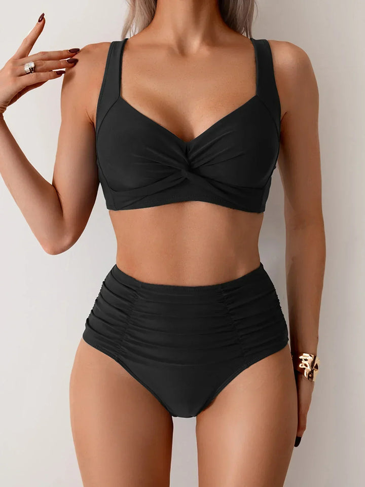 HANA | Bikini Bandeau Model met Buikcontrole en Elegante Strandstijl