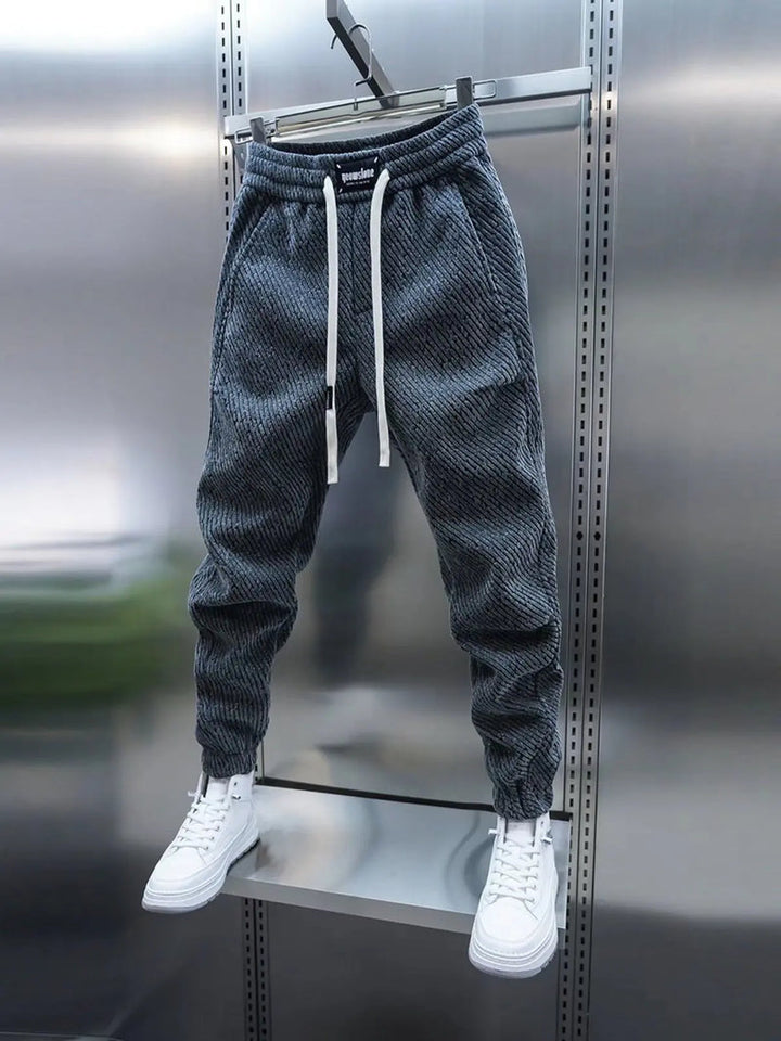 JULIAN - Casual broek met trekkoord