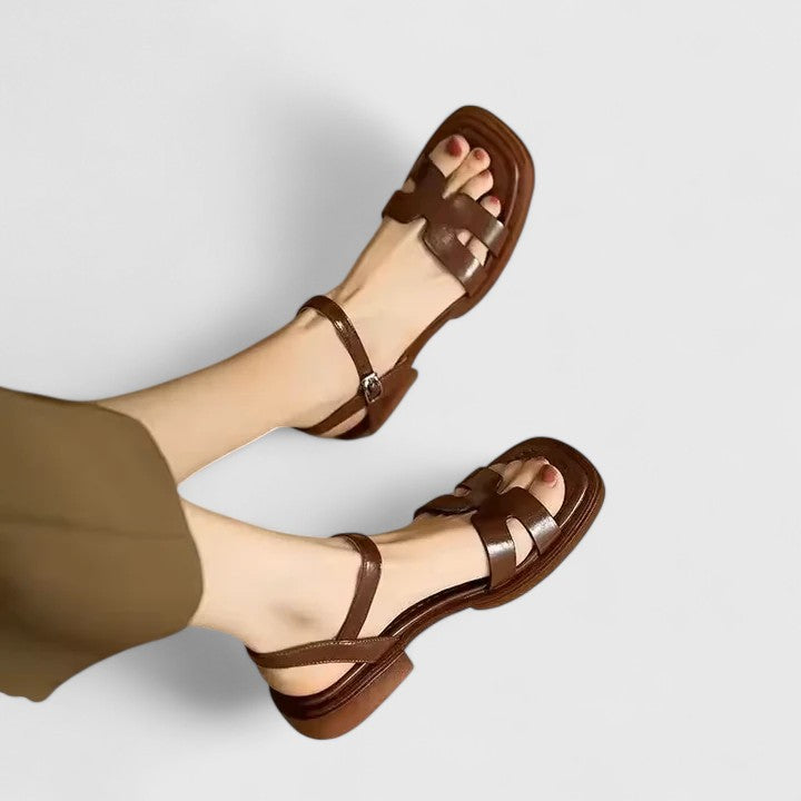 Vera - Elegante Platte Sandalen