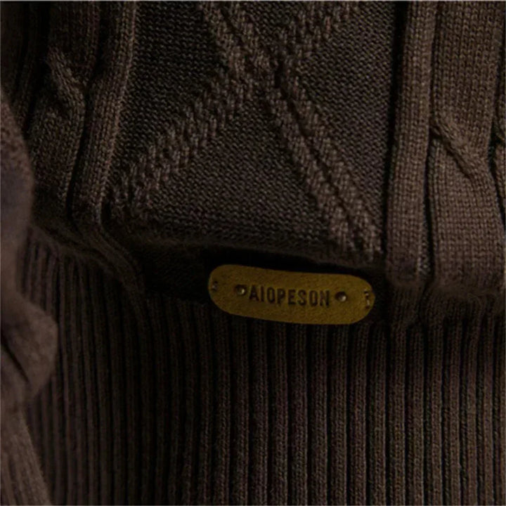 GUSTO | Heren-Cardigan met Knopsluiting