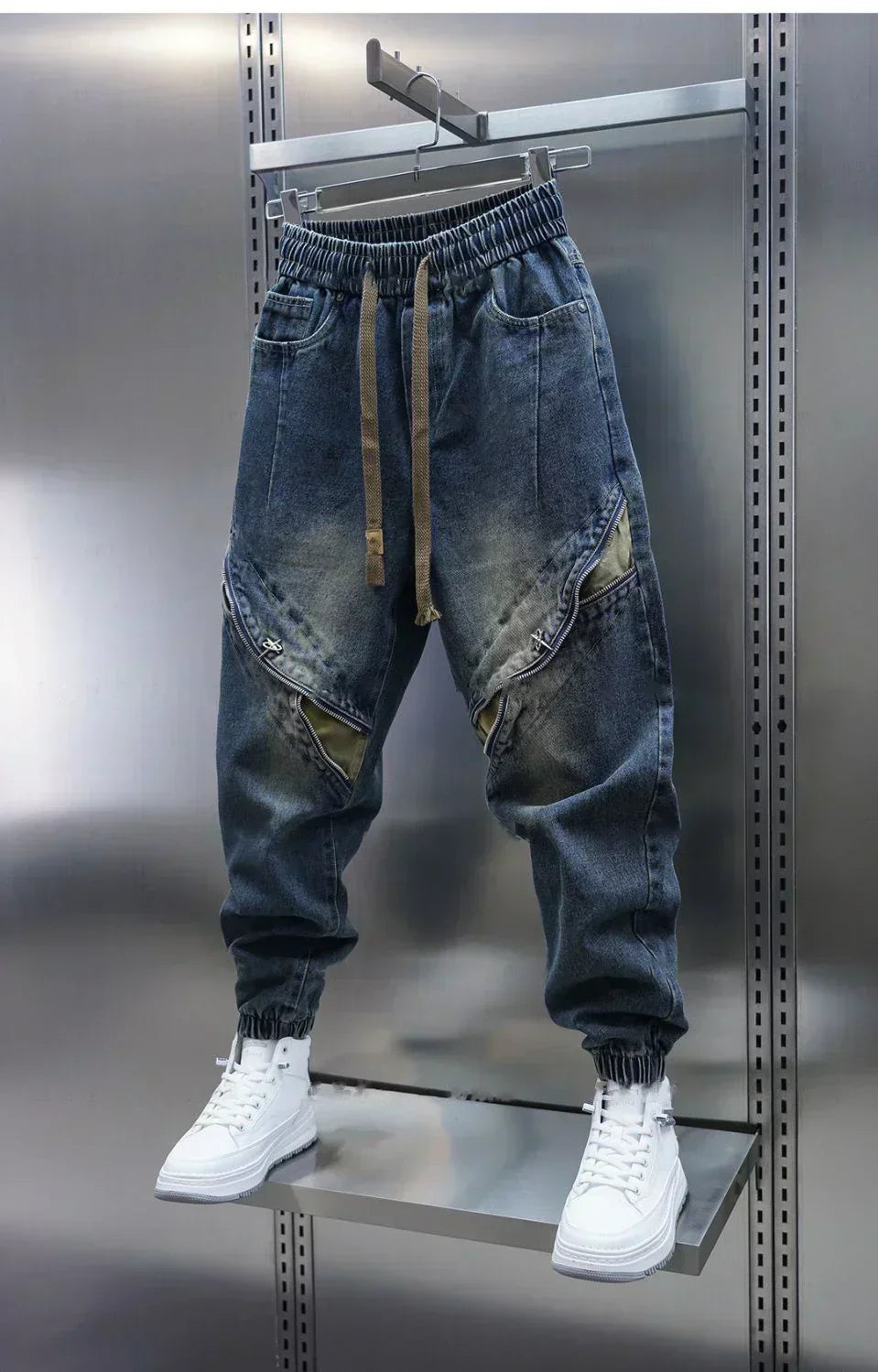OLIVER™ | Baggy Jeans met Tailleband