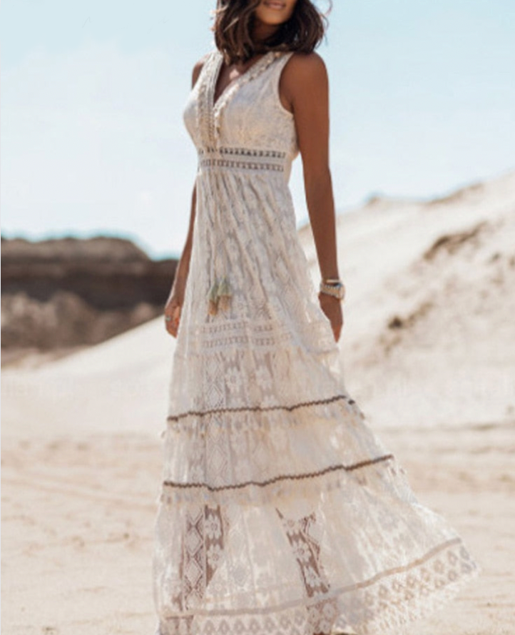 Elegante boho-stijl jurk
