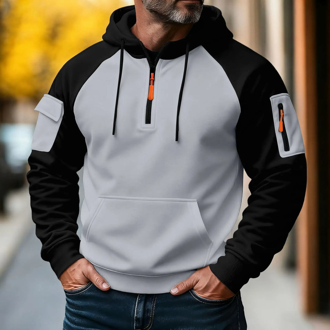 MAXIM™ | Stoere Trui met Rits voor Dagelijks Comfort en Moderne Look