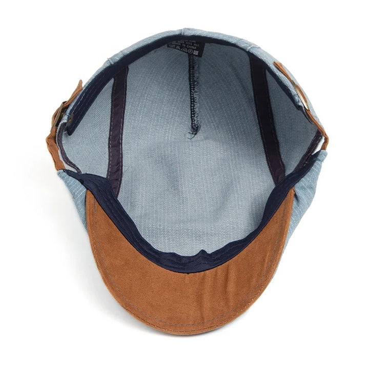 Robin™ | Premium Denim Flat Cap – Tijdloze Stijl & Dagelijks Comfort (TIJDELIJK 1+1 GRATIS!)