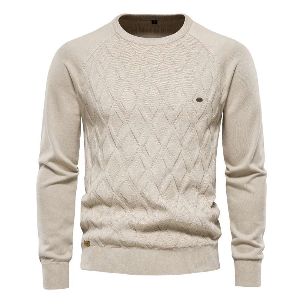 ZANE | Herenpullover met Ruitpatroon