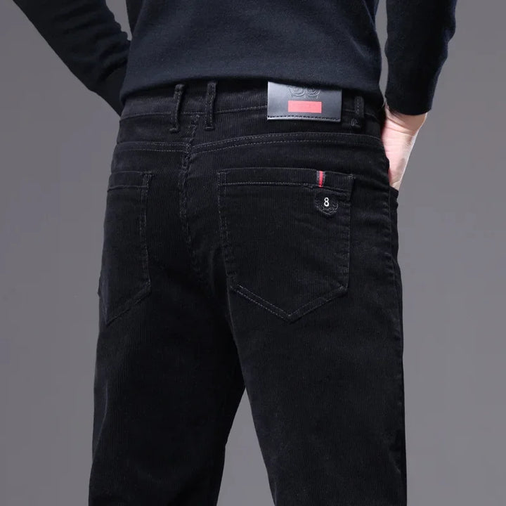 MAISON LORÉA | Premium Ribstof Broek met Rechte Pijp