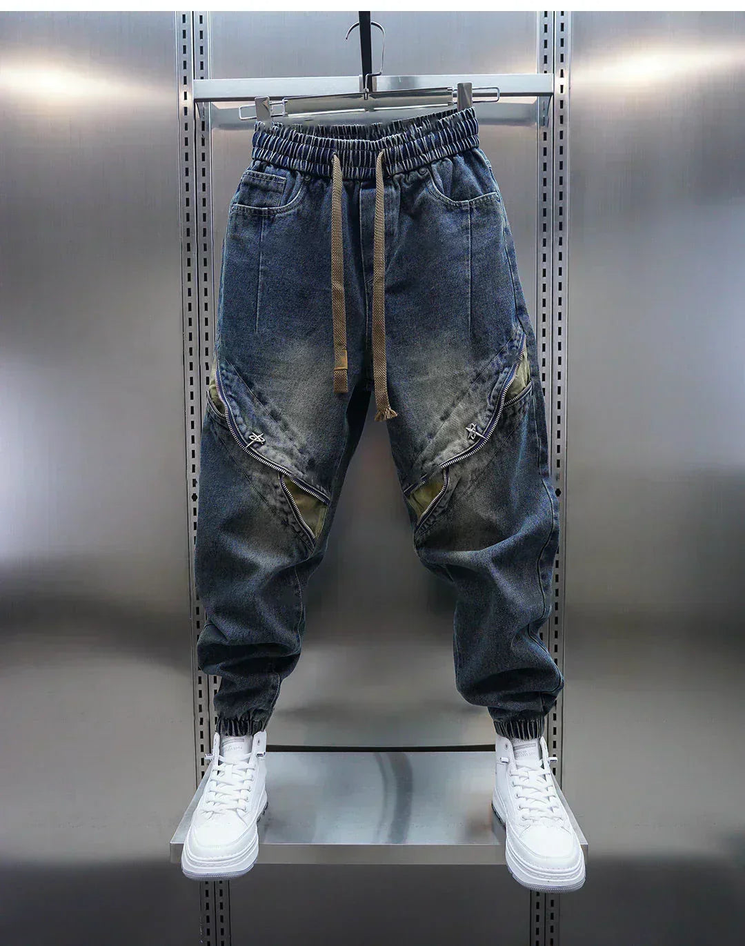 OLIVER™ | Baggy Jeans met Tailleband
