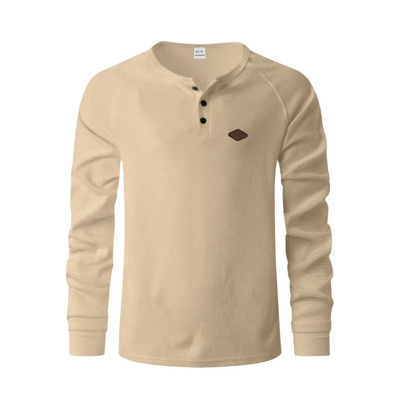 MARCIANO | ELEGANTE STRUCTUUR HENLEY VOOR HEREN