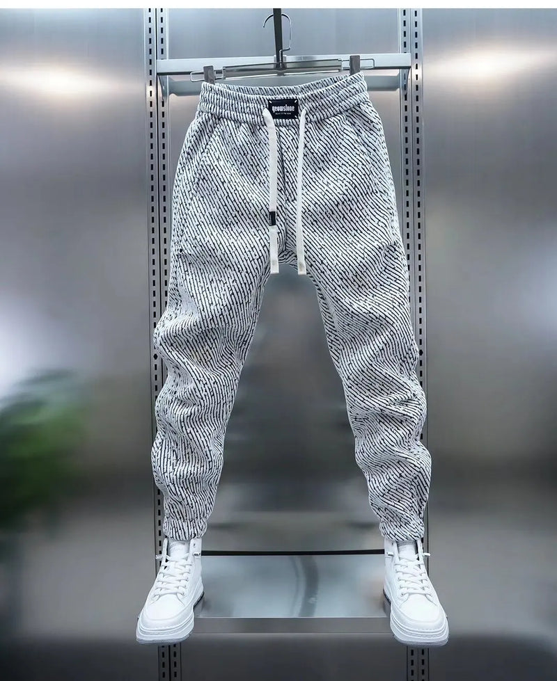 JULIAN - Casual broek met trekkoord