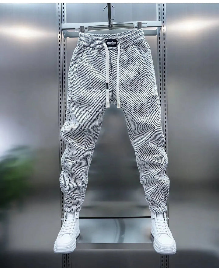 JULIAN - Casual broek met trekkoord
