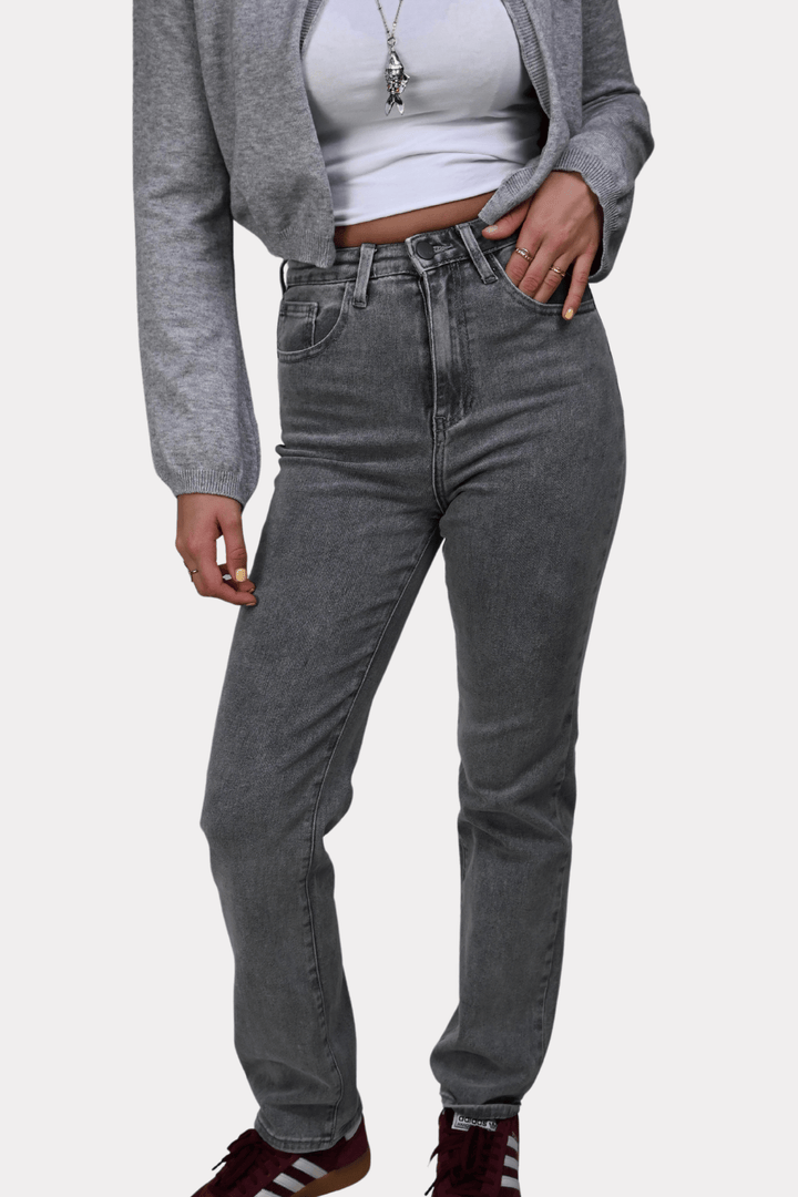 Shine bright jeans - grijs