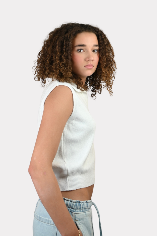 Sophia top - wit
