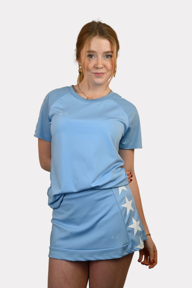 Starry sports skirt - blauw