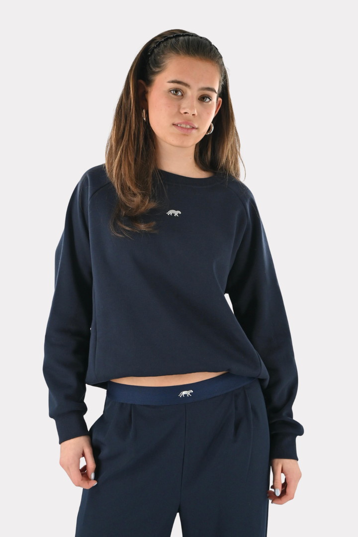 Tiger crewneck - navy