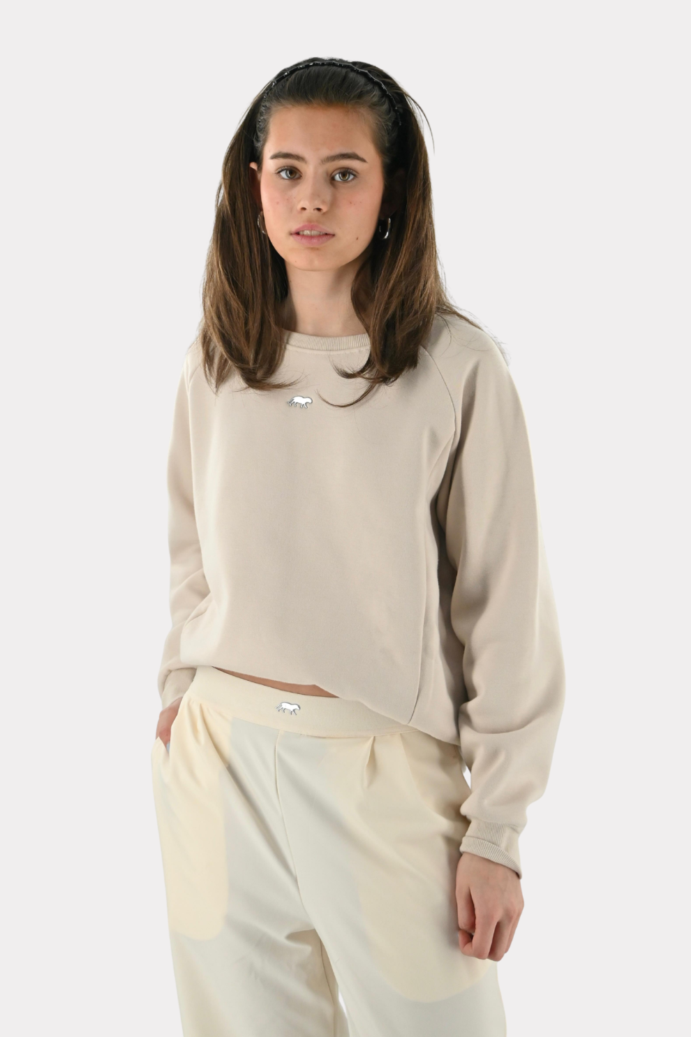 Tiger crewneck - creme