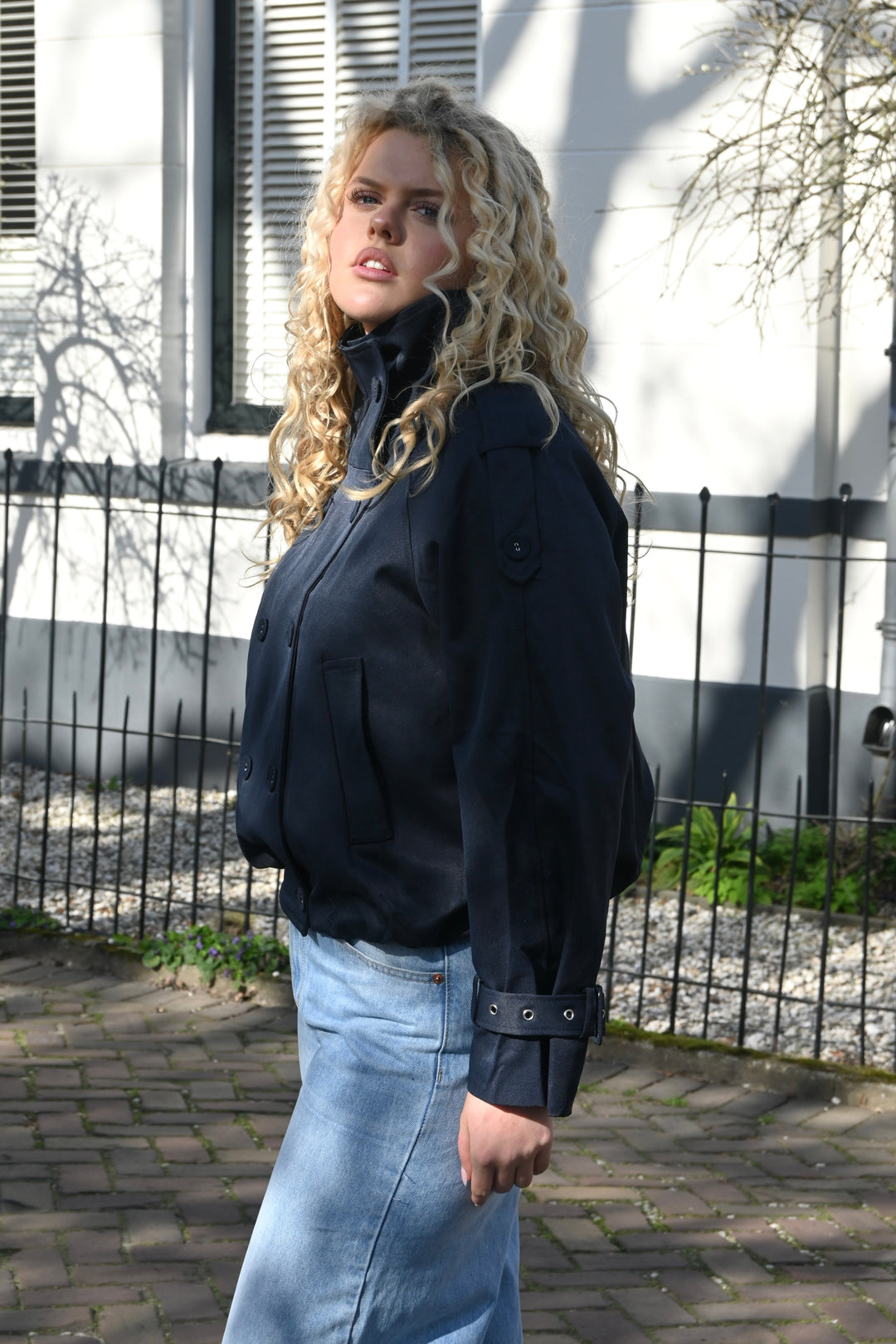 Trench jacket - navy
